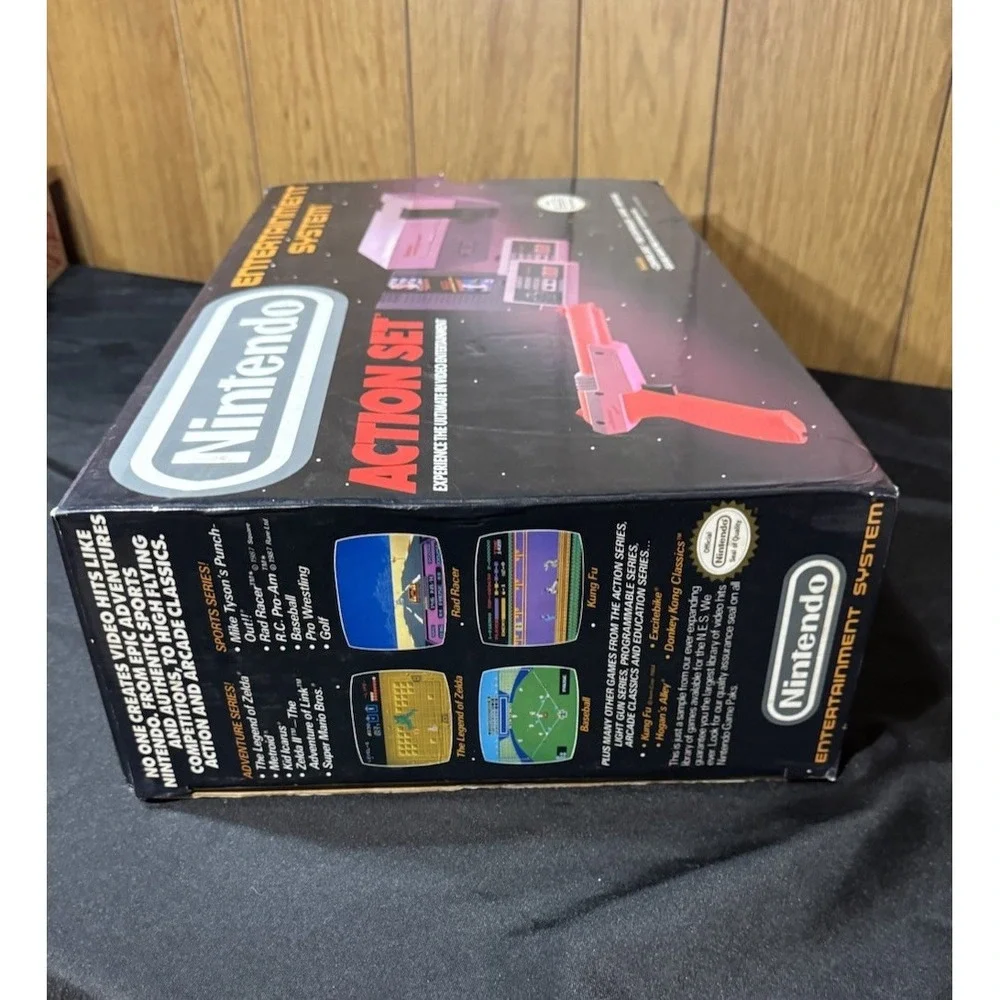 Nintendo Entertainment System NES Action Set New Open Box✅ 1985-1993‎
